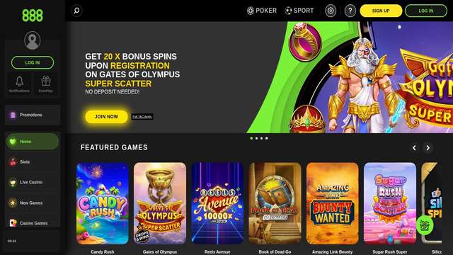 888 Casino casino screenshot